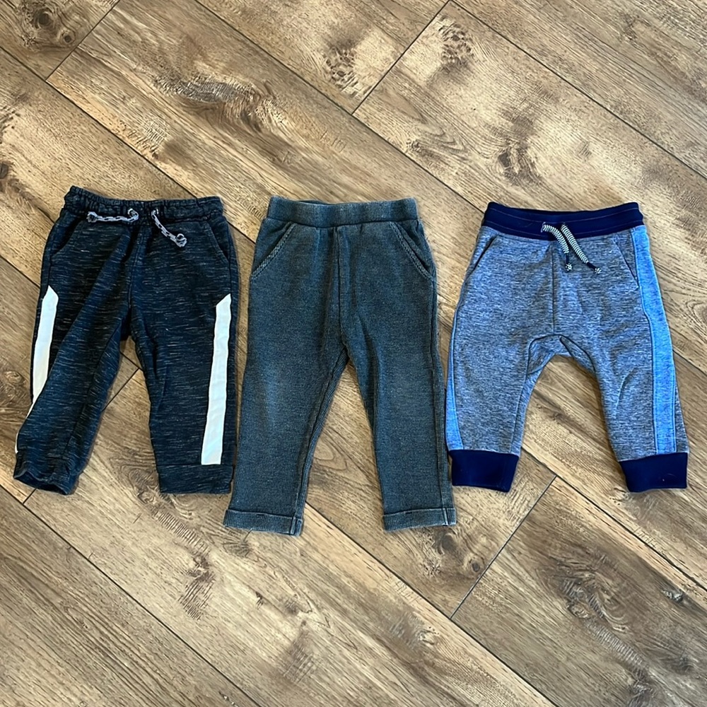3 Pair Baby/Toddler Boy Sweat Pants